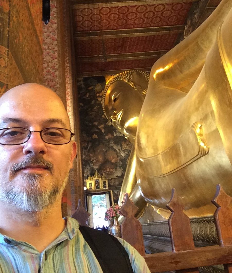 Bangkok wat po buddha dormiente