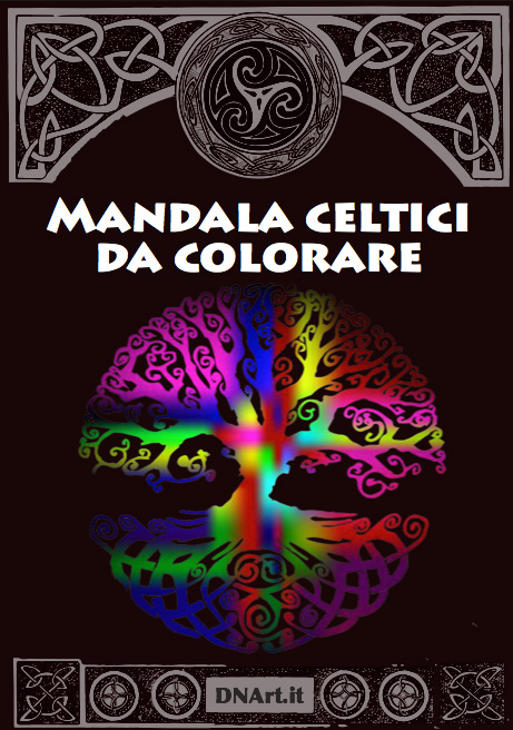 mandala rune e simboli celtici da colorare copertina ebook